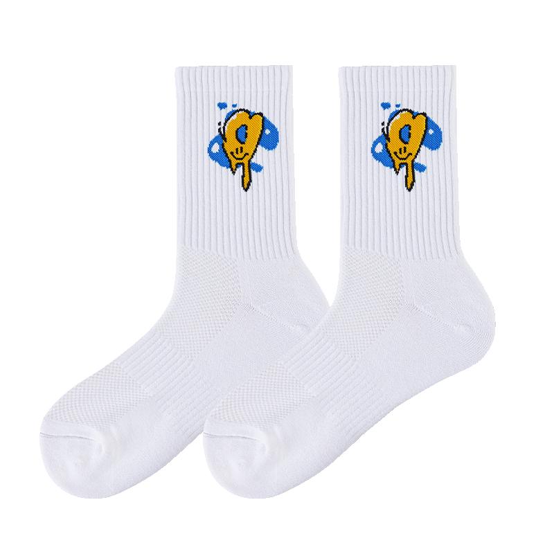 维动实战专业运动袜子毛巾底高筒