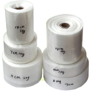 PE透明塑料直通袋细长超窄袋子长条直筒包装袋筒料筒膜定制印刷