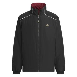 阿迪达斯2025春季新款蛇年新年款双面穿立领运动宽松棉服 KA0821