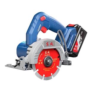 东成DCZE125S锂电云石机开槽瓷砖石材木工家用手提电锯充电切割机