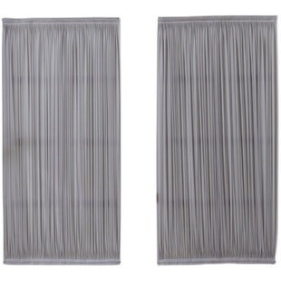 定制2021新款挡风绷纱帘卫生间窗纱灰色厨房小窗帘褶皱日式门硼砂