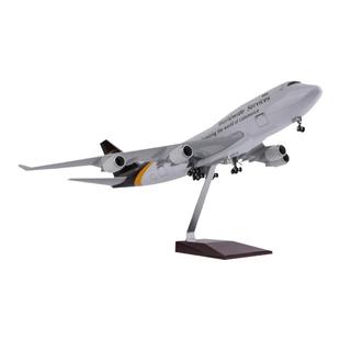 带轮仿真UPS波音747-400民航货机飞机模型摆件礼品礼物货运男生