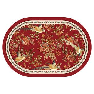 范居态度春和锦明浴室地垫吸水防滑洗漱台结婚红色喜鹊卫生间门口