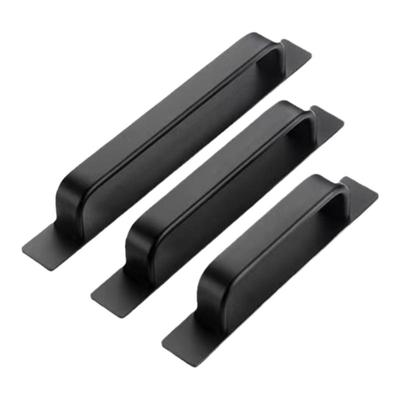 免打孔铝合金门把手手柄门窗拉手