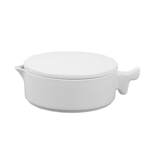 墨池带盖多功能仿瓷墨盒书法专用墨盘墨蝶毛笔笔搁墨碗墨汁小砚台