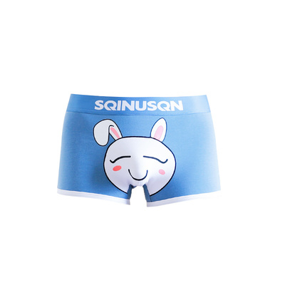 狮奇诺可爱小兔子男生纯棉四角裤