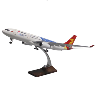 空客47CM带灯带轮LED声控灯A330首都航空凯撒号国航仿真飞机模型
