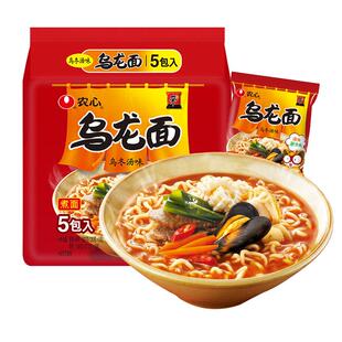 农心乌龙面乌冬面辛拉面辣白菜拉面炸酱面拌面方便面速食韩国泡面