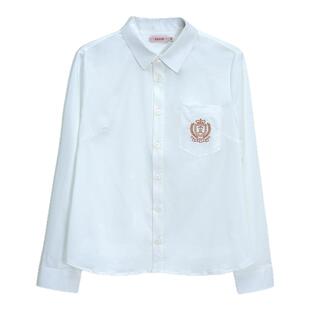 CECILE赛诗丽日本JK制服长袖衬衫女高正版时尚百搭衬衫