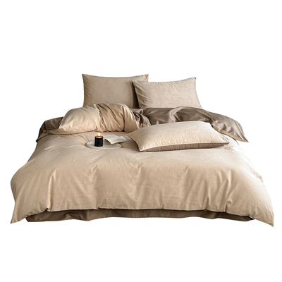 红豆纯棉全棉床单四件套四季通用