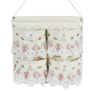 布艺收纳袋挂袋墙上小布袋墙壁卧室门后床头悬挂式置物神奇储物袋