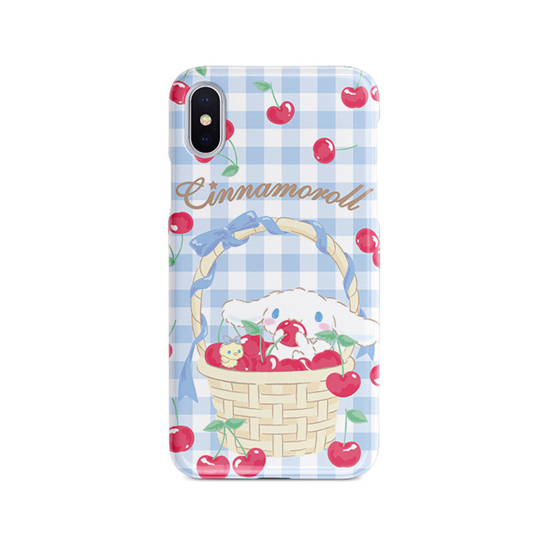 13大耳狗11樱桃适用于iPhone8plus手机壳xs max软7蓝格12玉桂狗xr
