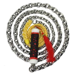 鞭子响鞭麒麟鞭链子中华放羊甩鞭钢鞭中老年锻炼健身鞭大全铁鞭子