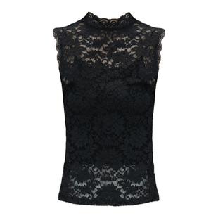 半高领蕾丝花边领打底衫女秋冬季2025新款内搭假领子无袖背心上衣