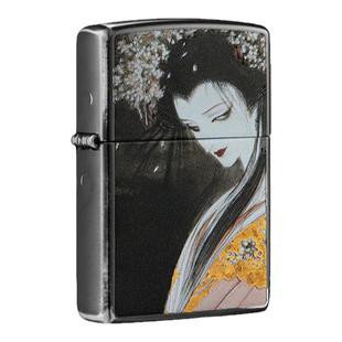 ZIPPO官方旗舰店之宝天野喜孝-樱花公主防风煤油打火机生日礼物