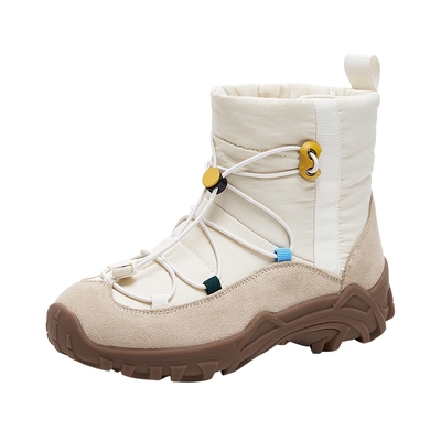 真美诗跳跳小熊保暖户外雪地靴