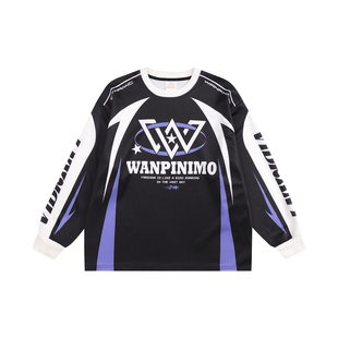 顽皮尼莫童装少儿嘻哈街舞儿童潮服男童宽松炸街hiphop潮牌演出服