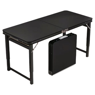 折叠桌子摆摊餐桌户外便携式长方形小桌子露营野餐夜市折叠桌椅