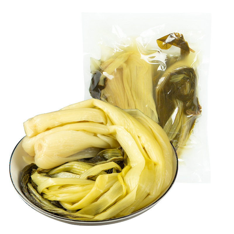 根儿鲜腌制高杆白咸菜大白菜整颗500g安徽农家坛制下饭泡菜拍2送1