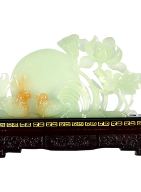 高档结婚礼物和和美美鸳鸯摆件