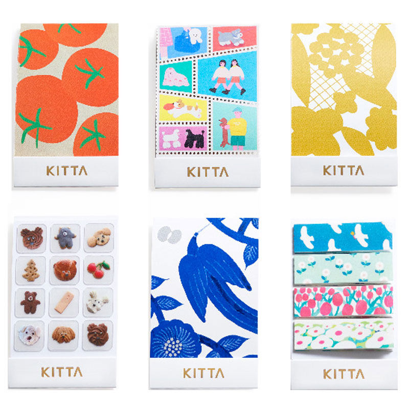 KITTA透明手帐装饰贴纸和纸胶带
