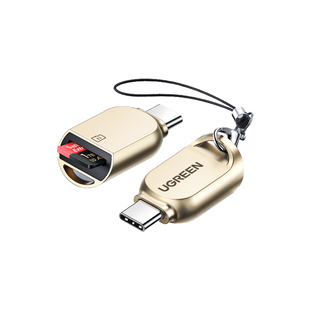 绿联tf卡读卡器Typec手机高速usb3.0车载sd内存卡otg多功能U盘转换器适用于大疆苹果17笔记本电脑ccd相机读取