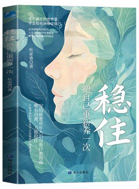 稳住把自己重新养一次正版杜家睿原著写给疲惫成年人的自我疗愈指南 学会温柔地自我重建情绪管理控制 心理学入门畅销书籍排行榜