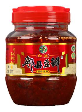 四川特产郫县豆瓣500g调料红油