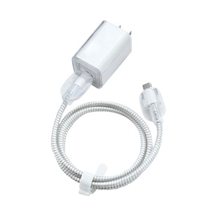 适用于华为mate80数据线保护套冰糖66W充电器保护套简约透明壳华为matex7防断裂修复缠绕线华为pura80防猫咬