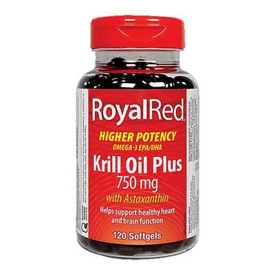 加拿大直邮Webber Naturals伟博虾青素胶囊750mg 120粒/瓶磷虾油