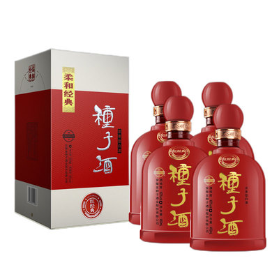 种子酒柔和红经典460ml*4瓶40度