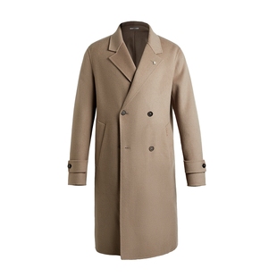 【航海家1.0】VICUTU威可多秋冬100%羊毛大衣男商务休闲修身风衣