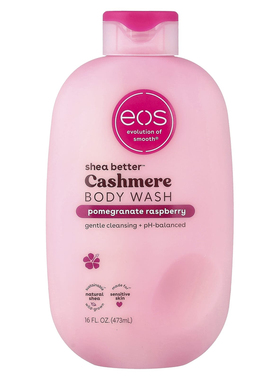 EOS,Shea Butter™ Cashmere Body Wash, Pomegranate Raspberry,