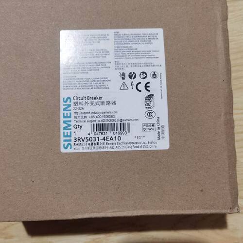 议价西门子3RV断路器AA脱扣器3RV5031-4DA10/4EA10/4FA10/4GA10/4