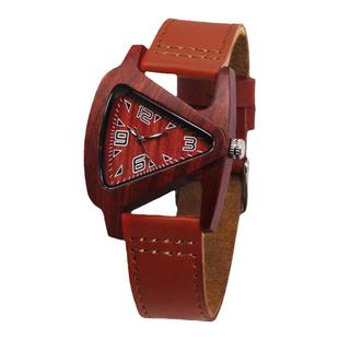 黑檀木制真皮女款腕表私人定制表TACYMERRY货源流行时尚表