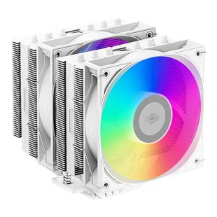 超频三RT620双塔双风扇CPU散热器argb六铜管显卡1700机箱电脑风冷