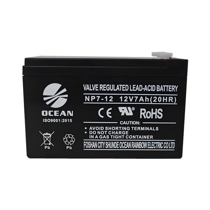 OCEAN蓄电池 NP7-12 12V7Ah (20HR) 玩具车 门禁 UPS电源用电池