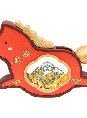 马上有钱金元宝摆件工位好运装饰