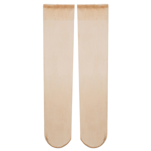 小腿丝袜中筒女超薄款夏水晶隐形全透明肉色半腿短款高筒袜子肤色