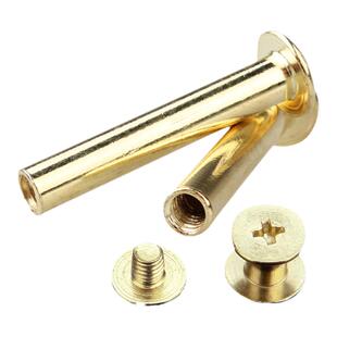 镀铜账本螺丝子母铆钉帐本螺钉相册对接螺丝菜谱钉对锁螺丝M5