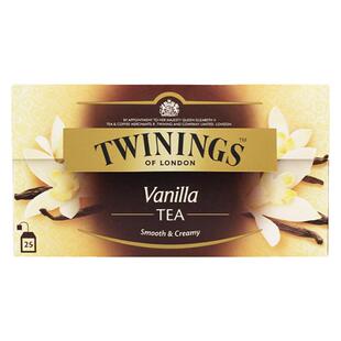 Twinings川宁香草果香红茶包25片原装进口袋泡茶叶香草果味奶茶