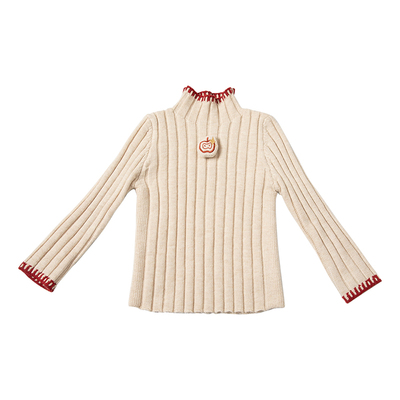 百搭女童针织打底衫冬季内搭毛衣