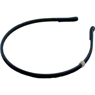 韩国进口 复古 手工拼色撞色 钻石丝绒 全包细发箍 装饰发卡