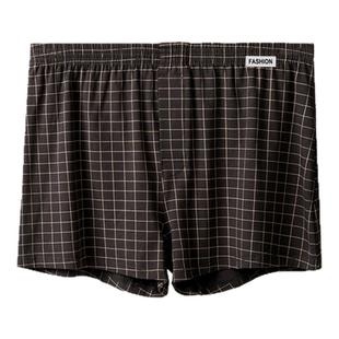 男士外穿阿罗裤纯棉男士内裤舒适二分睡裤透气宽松大码老年哈罗裤