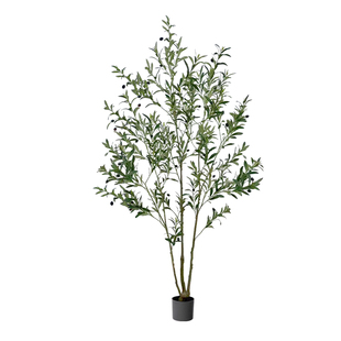 假绿植橄榄树室内大型高端轻奢装饰摆件高级感仿生绿色植物氛围树