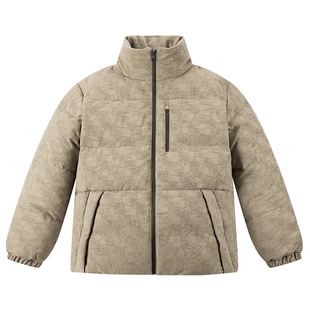 【商场同款】太平鸟男装休闲羽绒服立体肌理提花羽绒服B1ACF4452