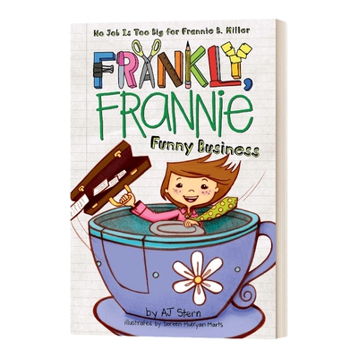 英文原版 Frankly Frannie Funny Bussniss 坦率点 弗兰妮4 英文版 进口英语原版书籍儿童全英语书
