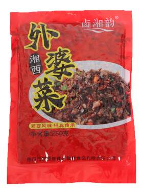 湘西外婆菜250克*10包卤湘韵坛子酱菜下饭咸菜湖南农家特色菜包邮