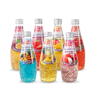 泰国梅苏奇亚籽饮料低0脂果汁风味网红菠萝草莓荔枝果味饮料整箱