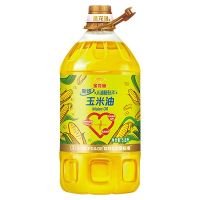 【直播专享】金龙鱼玉米油5.8L不油腻轻年非转基因物理压榨食用油